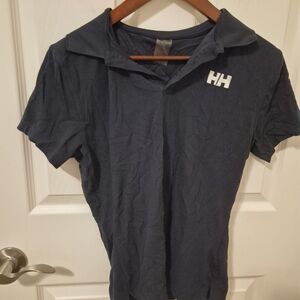Helly Hansen Dark Blue Polo with White Logo